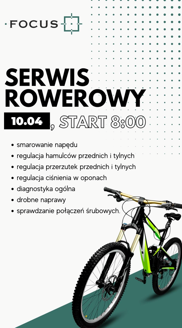 Serwis ROWERÓW w budynku FOCUS!